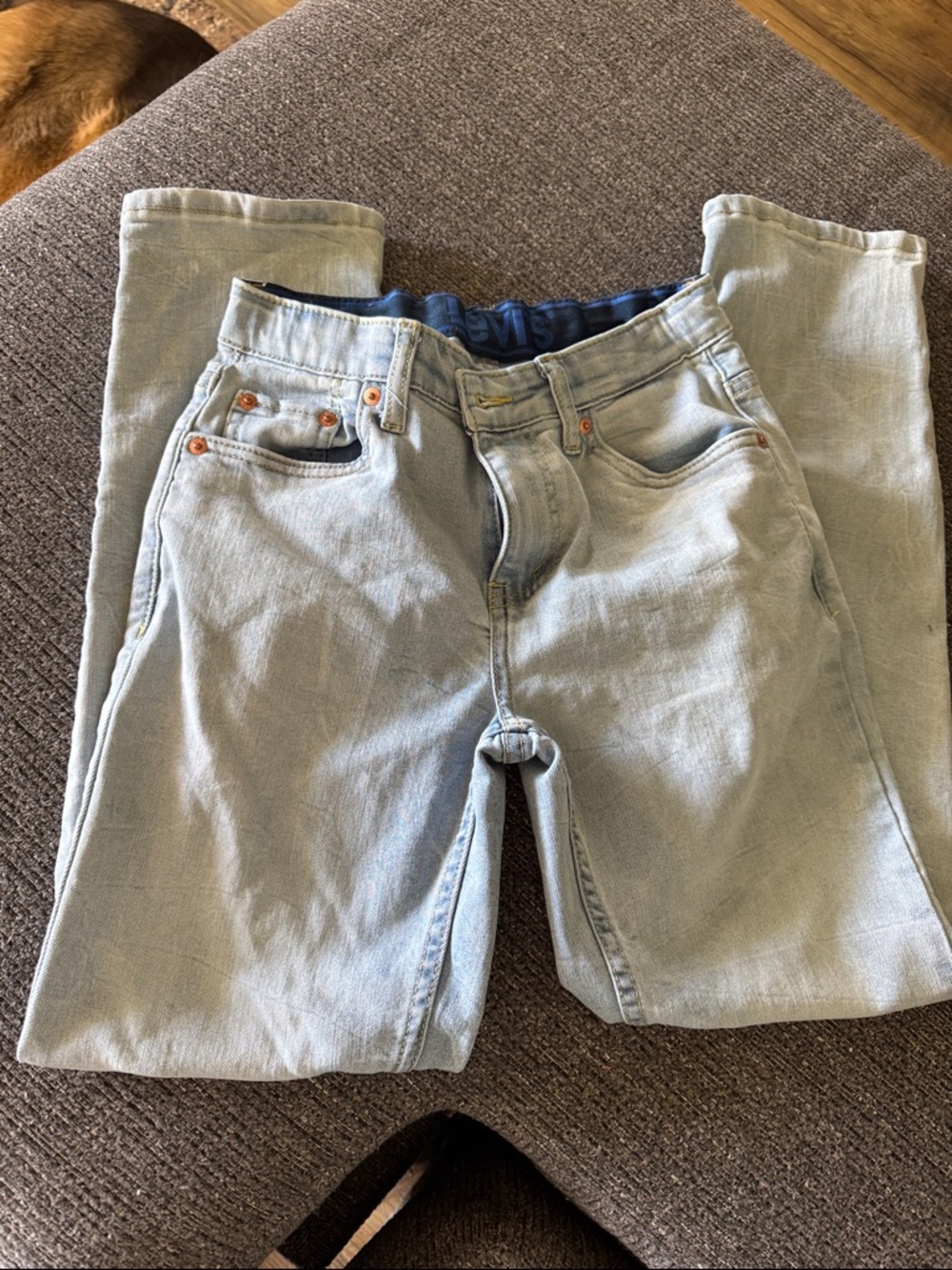 Levi's Light Blue Straight Leg Jeans